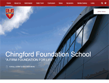 Tablet Screenshot of chingfordfoundation.org